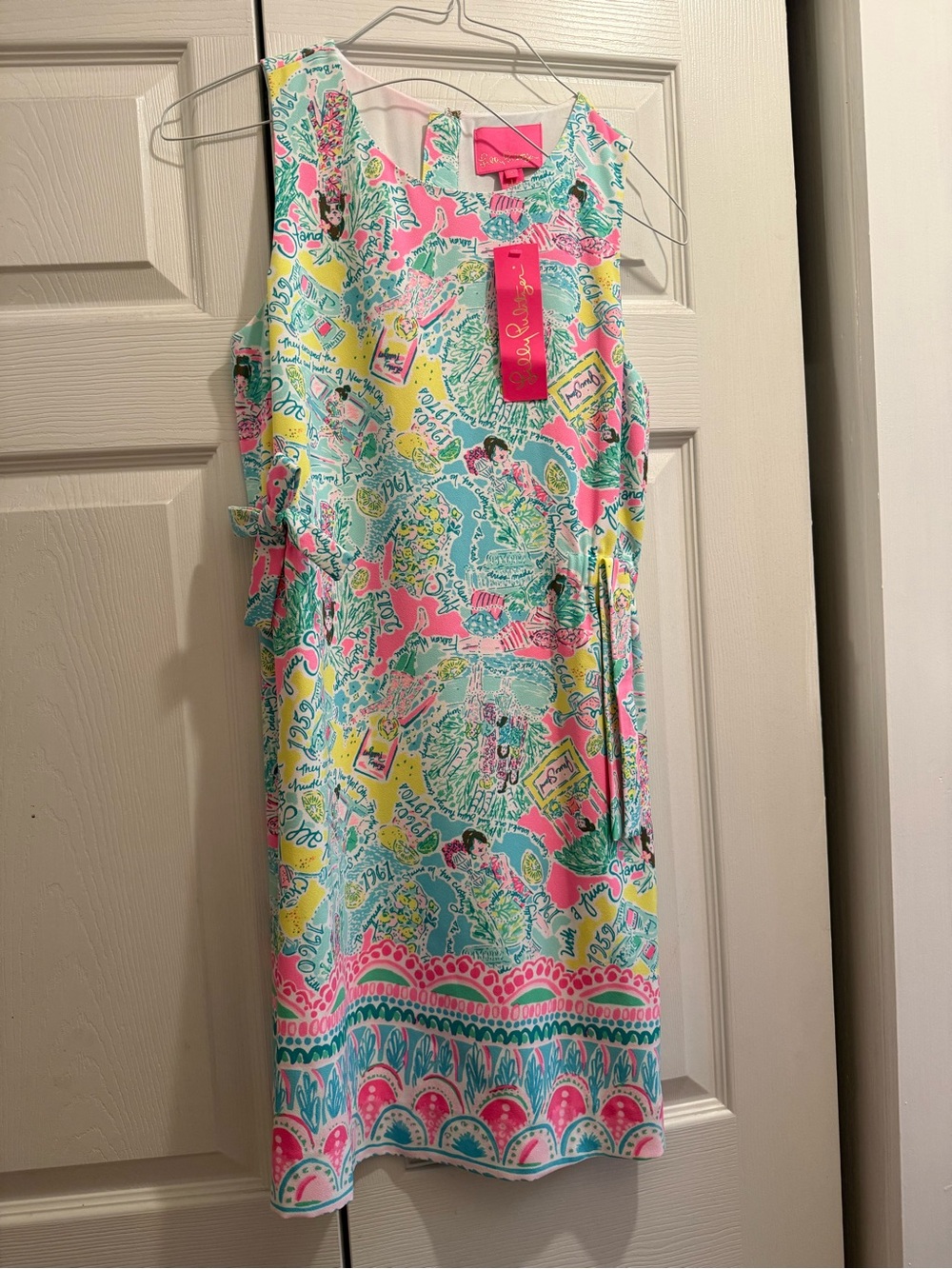 Lilly Pulitzer Sleeveless Shift Dress Lemonade Stand